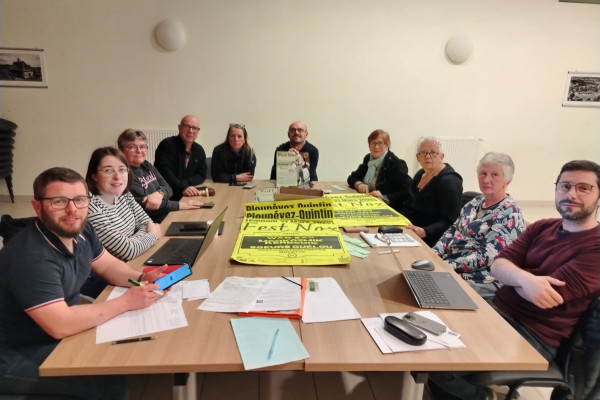 Samedi 21 mars , l'association Mignoned Sant Roch organise un fest-noz à Plounévez-Quintin