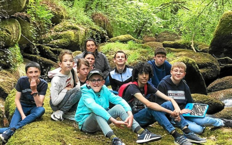 À Rostrenen les collégiens d’Ulis préparent une exposition autour du site de Saint-Roch