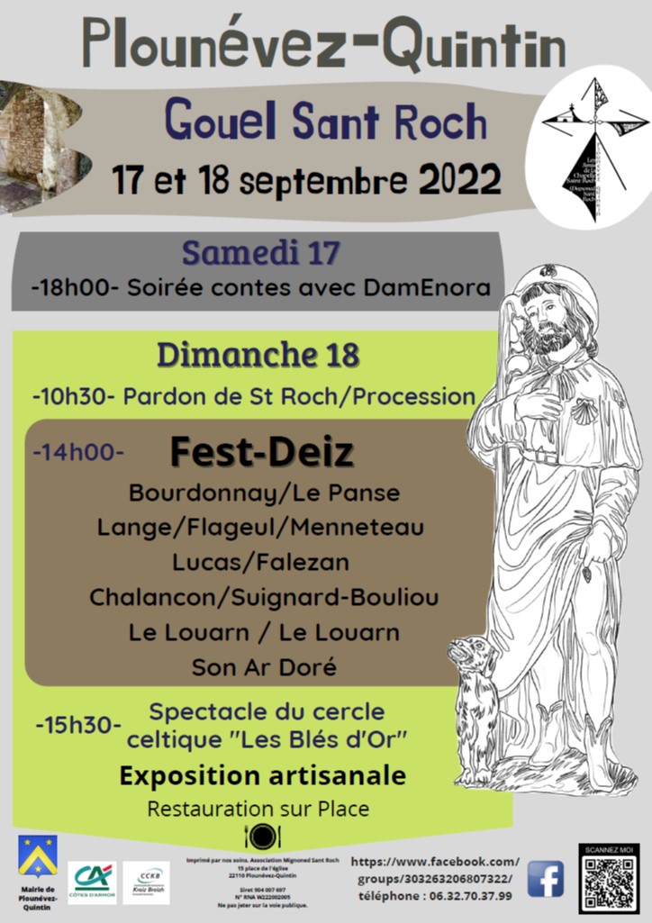 Soirée contée, Veille de la Gouel Sant-Roch